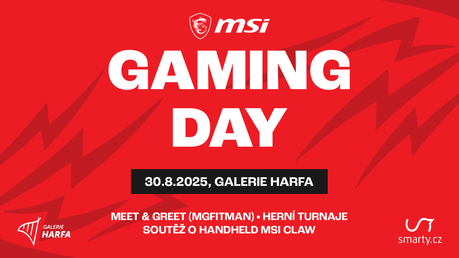 Náhledový obrázek článku Setkej se s MGFitmanem! MSI Gaming Day přichází do OC Harfa.